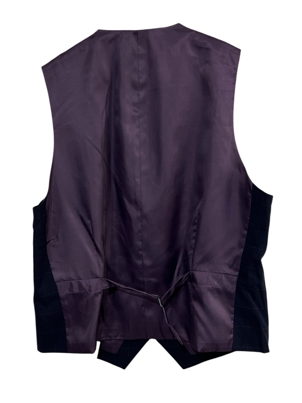 The Savile Row Company London Brixton Waistcoat Vest - Mens 40R - Navy / Purple. - Picture 2 of 9
